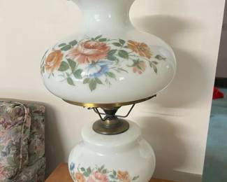140 Gone With The Wind Floral Double Table Lamp min
