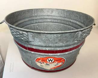 140 Wheeling Galvanized Wash Tubmin