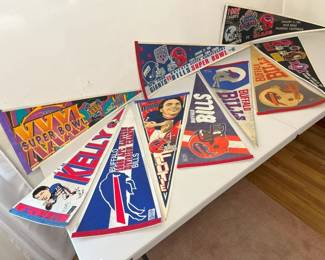 140 Buffalo Bills Vintage Felt Pennantsmin