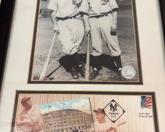 Lou Gehrig and Joe DiMaggio