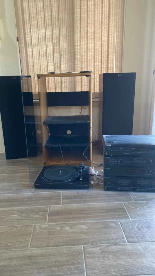 Sony Sound System with Turntable
