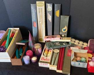 Large Candle Lot