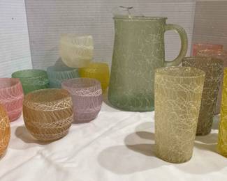 Pretty In pastels retro Glassware