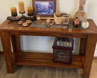 Entry Table And Decor