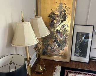 Lamps, more asian artwork