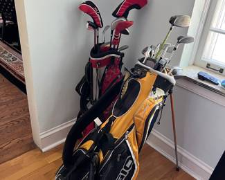 Ogio golf club and bags; kids clubs SOLD