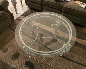 Glass table set of 3