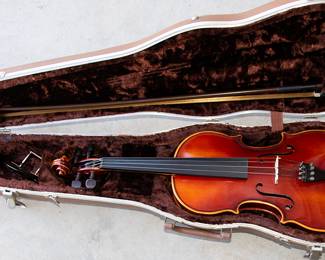 1085 E R Pfretzschner 4/4 Mitterwald Obb Violin 95.00