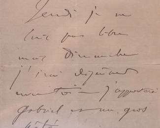 1076 Camille Saint Saens Correspondence 150.00