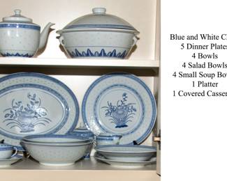 1046 Blue and White China 75.00