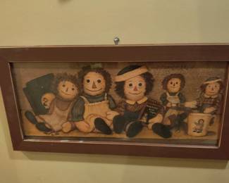 Raggedy Ann and Andy print