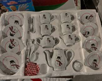 holiday tea set