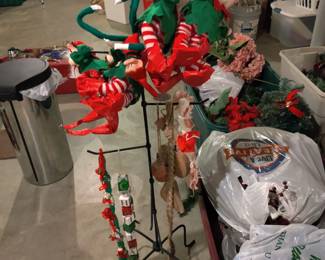 vintage Christmas elves 