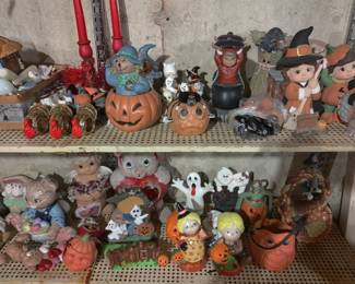 Hand painted holiday ceramics