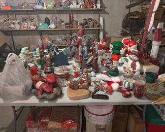 Hand painted holiday ceramics