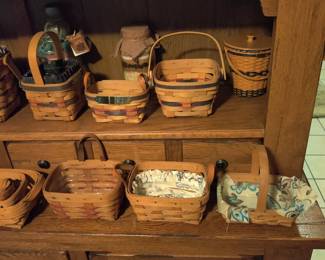 small sized Longaberger basket collection
