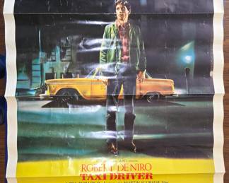 Original Taxi Driver movie poster from producers personal collection