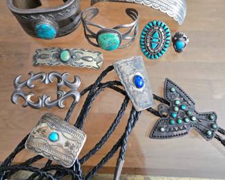 Vintage Navajo Silver jewelry