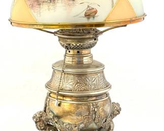 Mt Washington Royal Flemish lamp