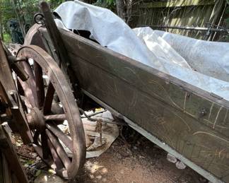 Antique Wood Wagon