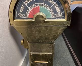 Antique Ship Telegraph - Chadburns Synchrostep Electric Telegraph - Solid Brass