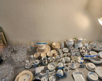 Dishes in the basement