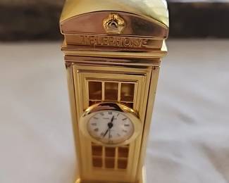 Mini telephone clock