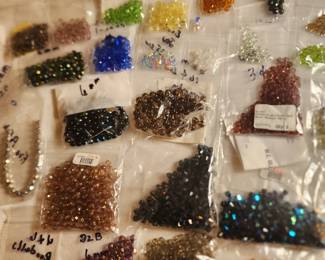 Crystal and glass beads
