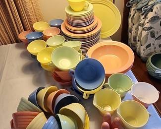 Antique Hazel Atlas Pastels dishes