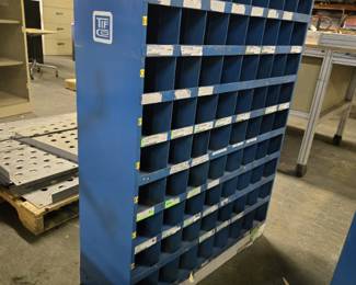 TIF Industrial Parts Storage Cabinet with Multiple Compartments
