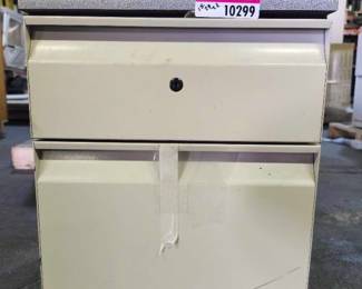 Metal Storage Cabinet with Drawer and Door