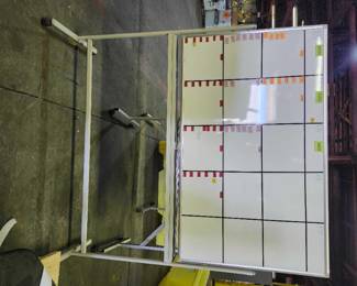 Mobile Magnetic Whiteboard Calendar with Stand