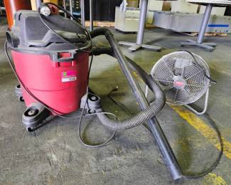 Craftsman 9 Gallon Shop Vacuum with Dayton Commercial Fan Model 2LY90
