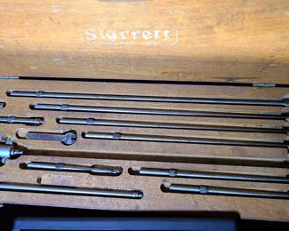 Starrett micrometer set - precision measuring tool