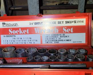 Pittsburgh tools socket wrench set