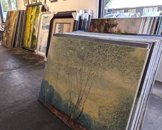 Some unframed pieces available! The framing opportunities are endless!