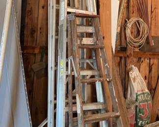 Ladder Lot Of Different Sizes