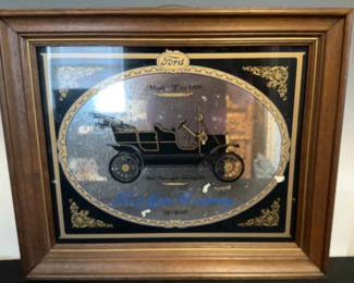 01 Vintage 1909 Ford Motor Co. Model T Mirror Advertisement
