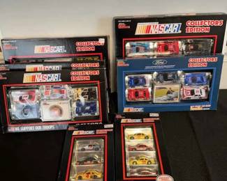 06 Lot Of 7 Racing Champions NASCAR Die Cast 1 64 Scale Collectors Edition Sets