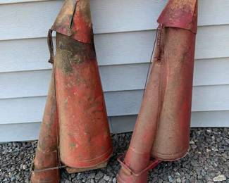 Pair Of Vintage Tabacco Planters Farming Tool
