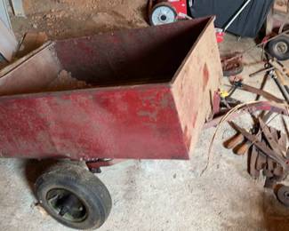 Small Metal Tractor Trailer