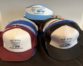 Lot Of Dan Beck Ford Hats And Visors