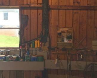 Large Shed Lot Vintage Tools And Other Supplies