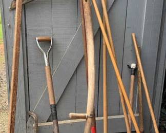 Gardening Tool Variety Rakes And Saws