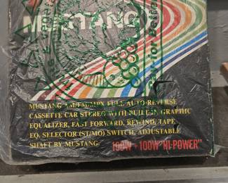 Mustang radio/ casette  player. New 