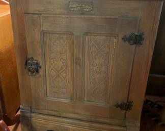 antique ice box