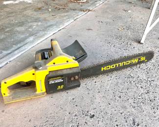 Mcmulloch electramac em300s 16 Chain Saw