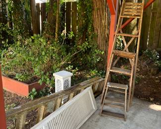 Ladders $10 each small ladders $5