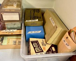 Stamp collection from early 20s, 30s, 40s, 50s $5 per box