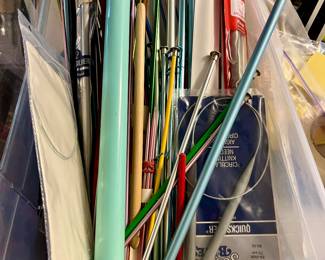 Knitting needles and crochet hooks for for a dollar